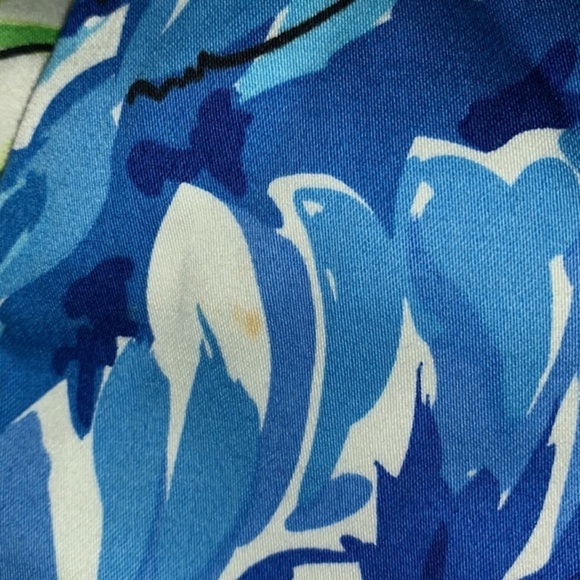 For the Republic Floral Bermuda Shorts White Blue Green Yellow Womens Size 6P - Picture 2 of 12